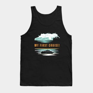 Ocean Waves My first cruise! Tank Top